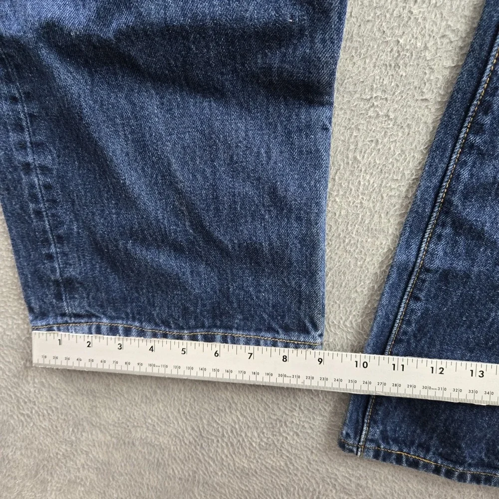 Levi's 501 Men Jeans 38X32 Blue Denim Original Fit Straight Leg Button Fly Y2K‎